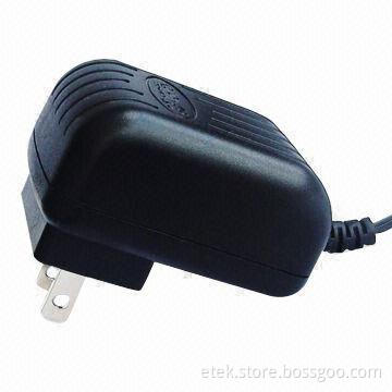 8W AC/DC Switching Adapter with 47 to 63Hz Input Frequency